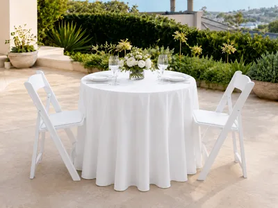 Cocktail Linen – White