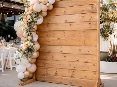 Wooden Backdrop / Photo Wall