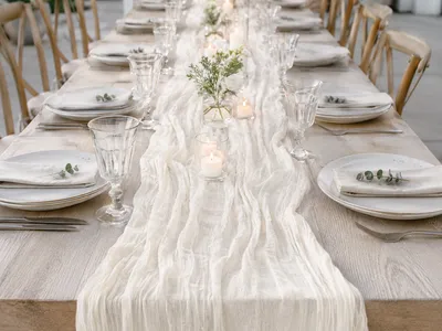 Table Runner – Off White